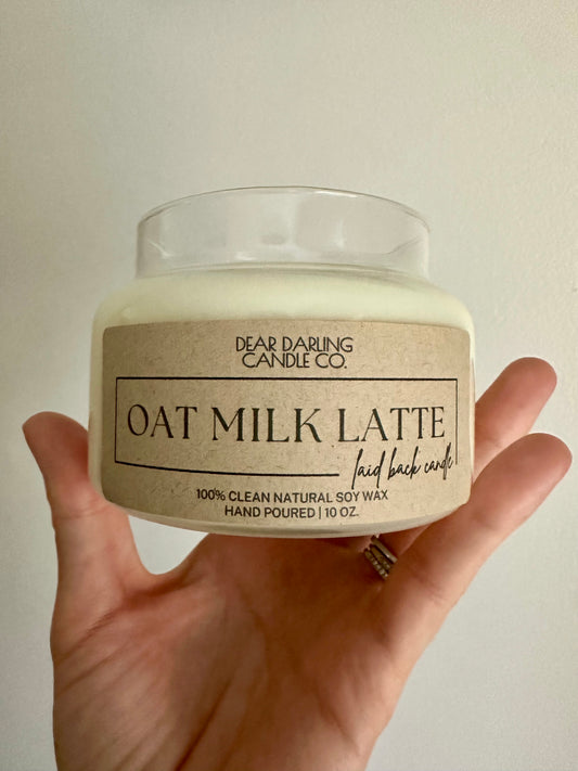 Oat Milk Latte Candle