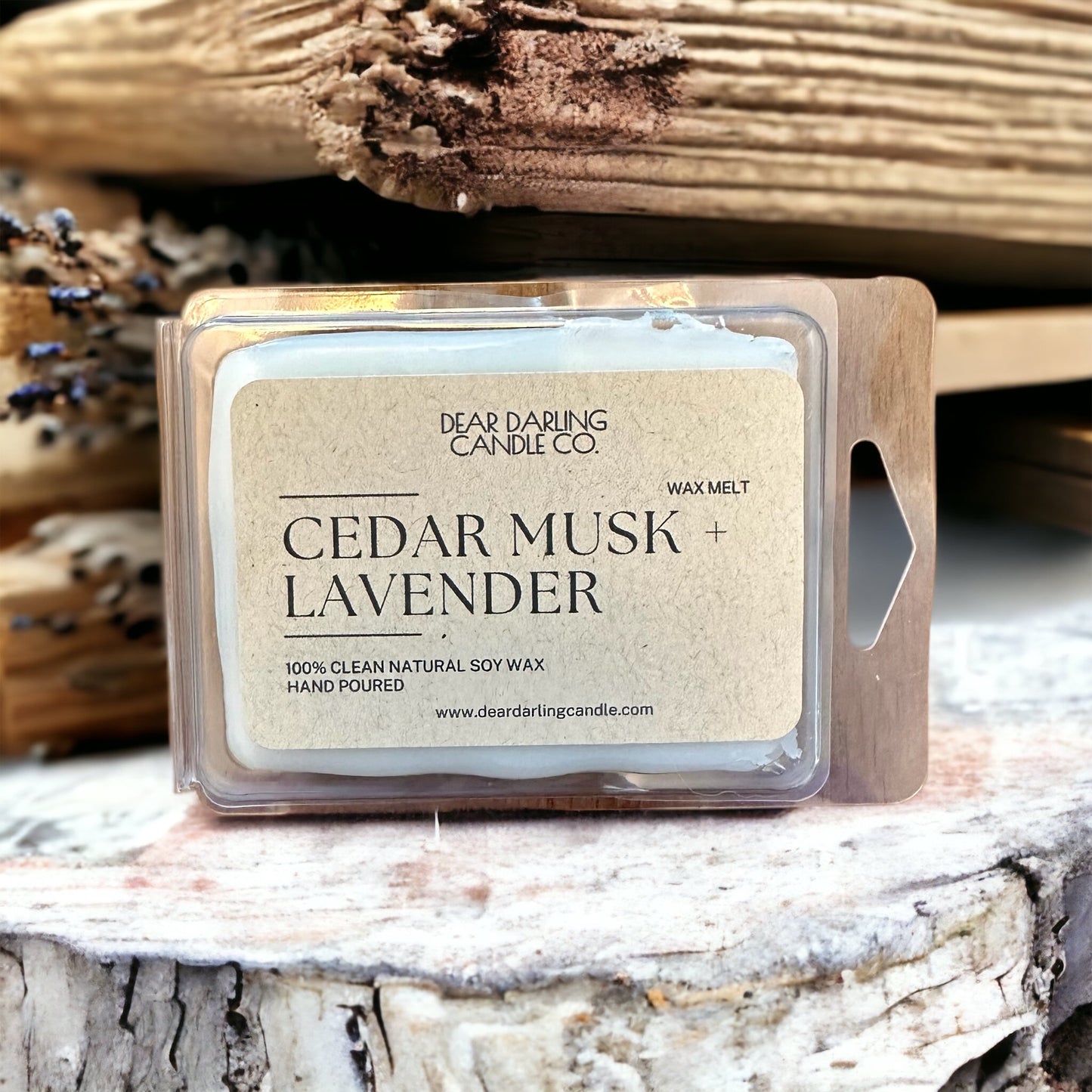 Cedar Musk + Lavender Wax Melts 2.5 oz.